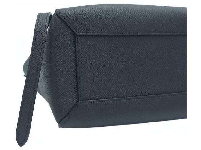 Belt Bag Céline Micro borsello a tracolla in pelle di vitello granulata nera Nero - vista 16
