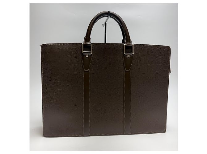 Louis Vuitton Borsa Documenti Tiga Lozan Marrone Unisex - vista 4
