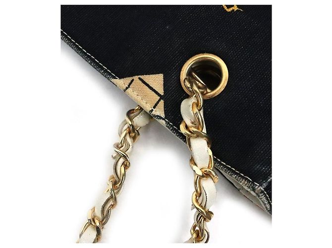 Chanel Borsa a tracolla in tela con catena Multicolore - vista 11