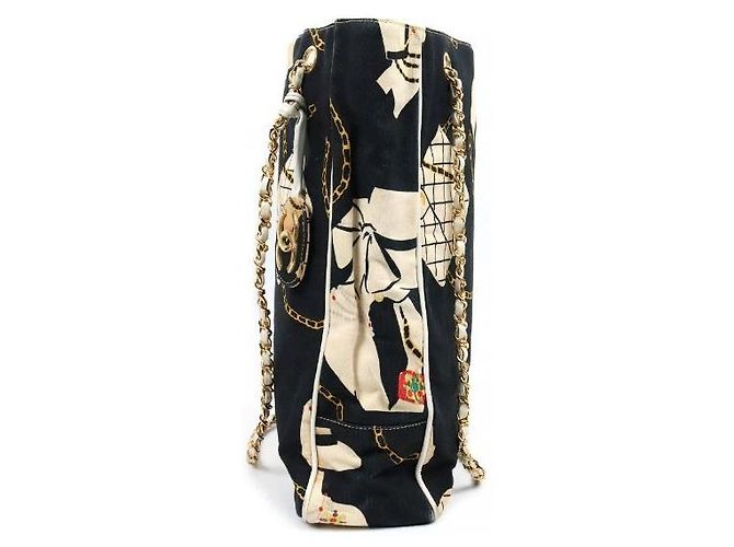 Chanel Borsa a tracolla in tela con catena Multicolore - vista 2