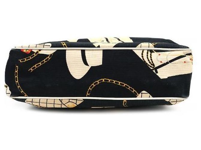 Chanel Borsa a tracolla in tela con catena Multicolore - vista 4