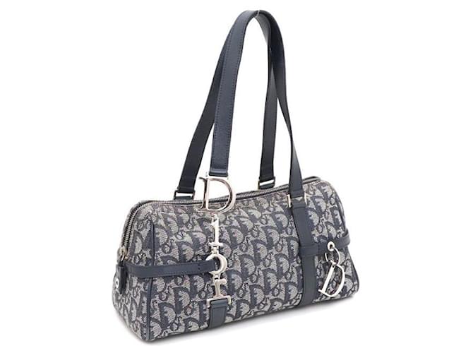 Dior Borsa Tote e Borsa a Spalla Oblique D-Ring Blu - vista 2