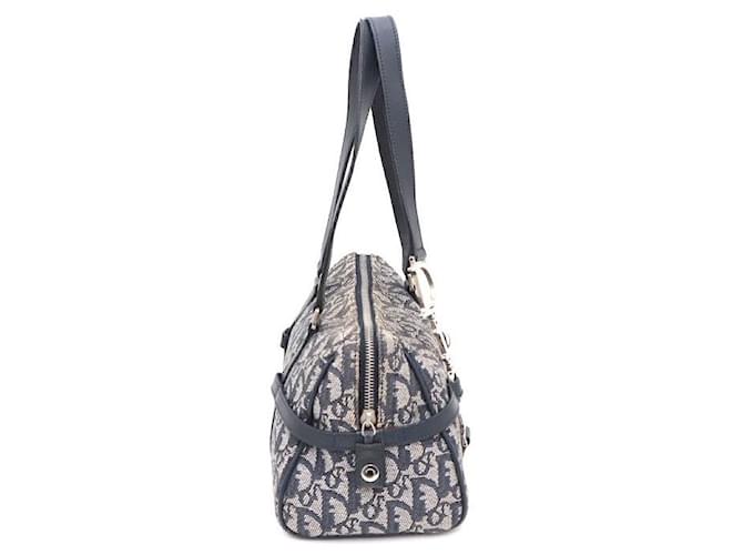 Dior Borsa Tote e Borsa a Spalla Oblique D-Ring Blu - vista 3