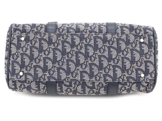 Dior Borsa Tote e Borsa a Spalla Oblique D-Ring Blu - vista 9