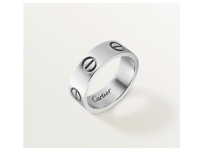 Cartier Classic Love Band Ring Weißgold Größe - vista 7