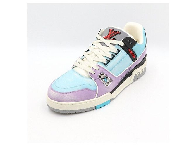 Louis Vuitton Sneakers Blue Purple da uomo - vista 2