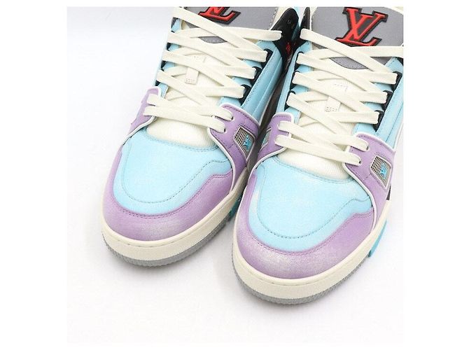 Louis Vuitton Sneakers Blue Purple da uomo - vista 5