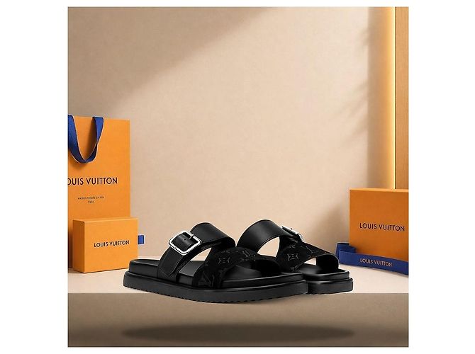Louis Vuitton Mule Venice Black Nero - vista 2