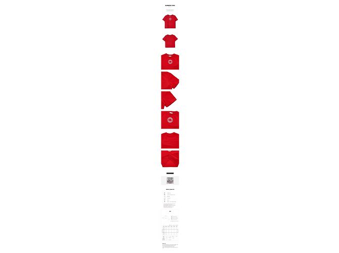 Burberry T-shirt in cotone con logo grafico Rosso - vista 11