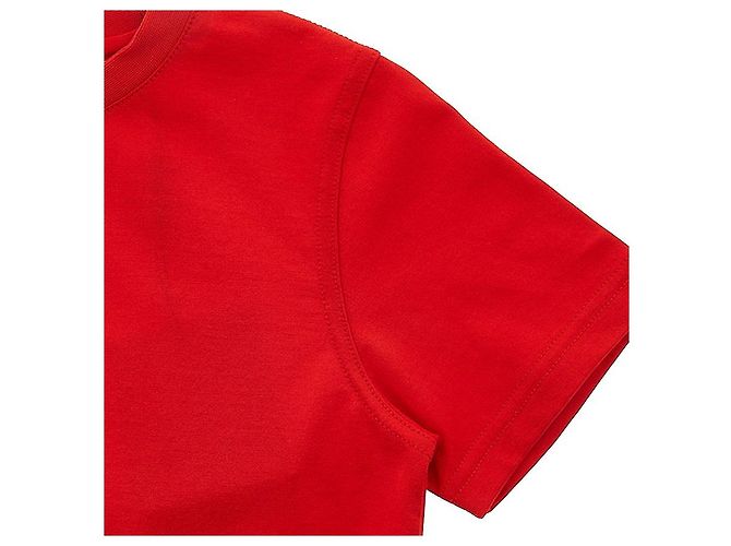 Burberry T-shirt in cotone con logo grafico Rosso - vista 4