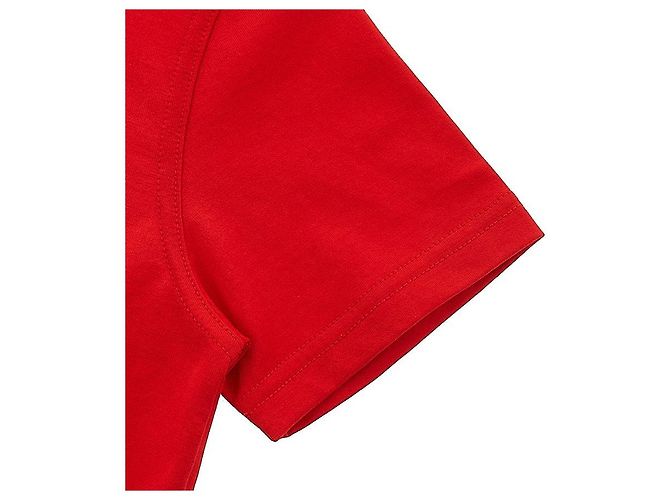 Burberry T-shirt in cotone con logo grafico Rosso - vista 5