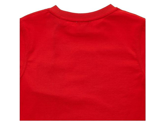 Burberry T-shirt in cotone con logo grafico Rosso - vista 7