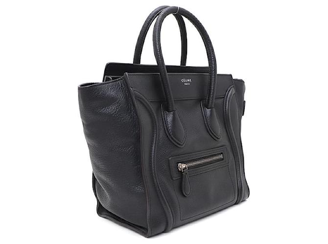 Céline Micro Borsa Tote Luggage Nero - vista 2