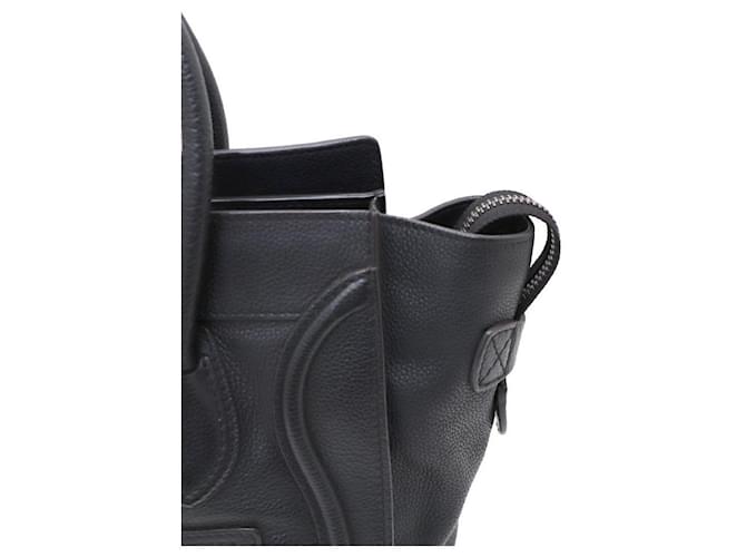Céline Micro Borsa Tote Luggage Nero - vista 5