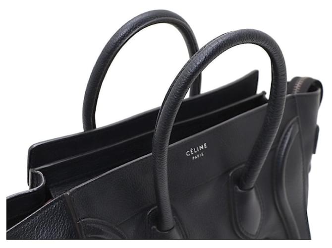 Céline Micro Borsa Tote Luggage Nero - vista 6