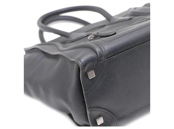 Céline Micro Borsa Tote Luggage Nero - vista 7