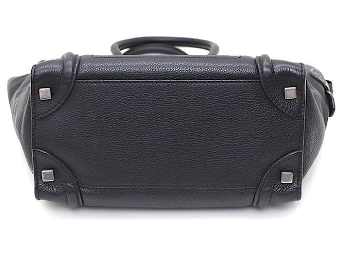 Céline Micro Borsa Tote Luggage Nero - vista 8