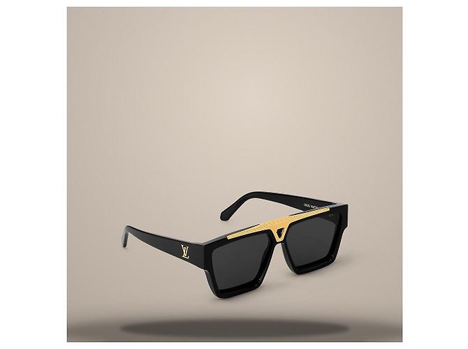 Louis Vuitton Evidence Sunglasses Black Acetate Frame - view 2