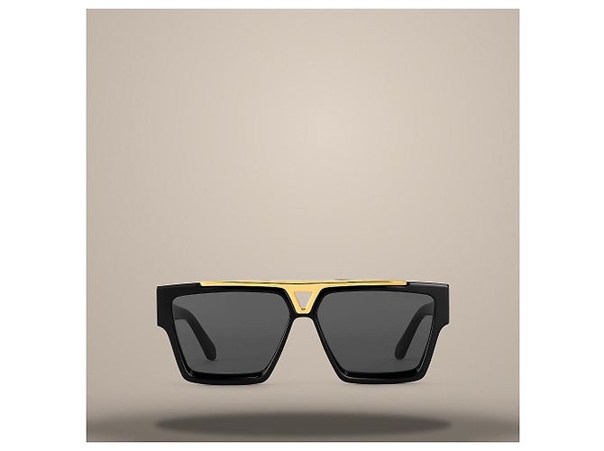 Louis Vuitton Evidence Sunglasses Black Acetate Frame - view 3