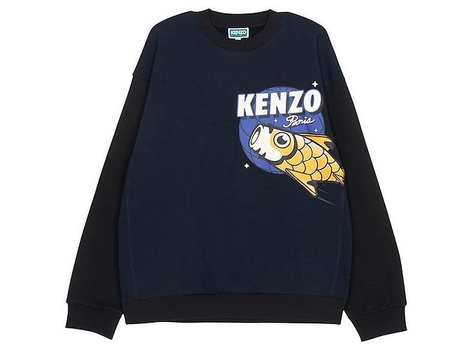 Kenzo Fleece-Sweatshirt für Kinder (Größe für Erwachsene verfügbar) Schwarz - Ansicht 2