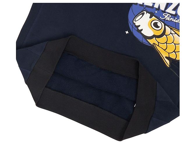 Kenzo Fleece-Sweatshirt für Kinder (Größe für Erwachsene verfügbar) Schwarz - Ansicht 5