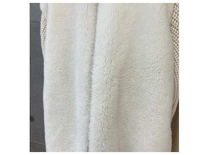 Prada Cárdigan de alpaca para mujer Blanco - vista 4
