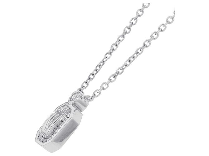 Harry Winston 950 Platin-Halskette mit Diamantanhänger - Ansicht 2