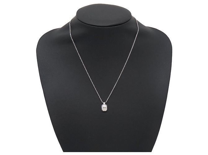 Harry Winston 950 Platin-Halskette mit Diamantanhänger - Ansicht 4
