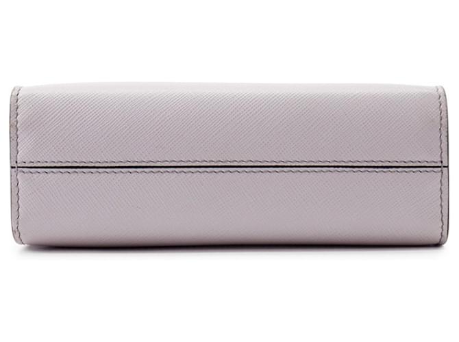 Prada Mini Triangle Lederhandtasche Lila - Ansicht 3