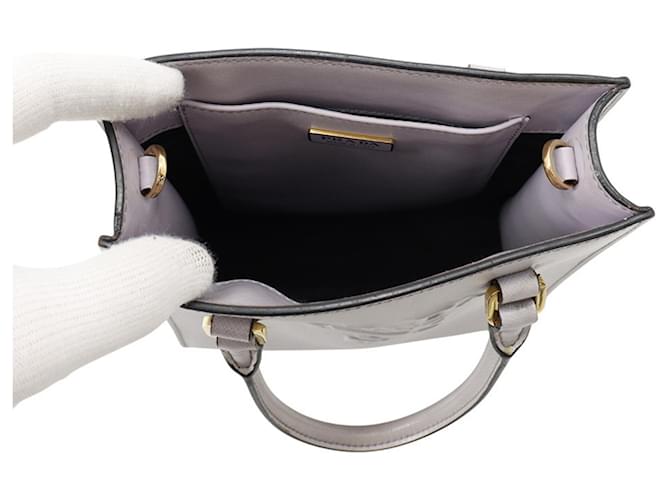 Prada Mini Triangle Lederhandtasche Lila - Ansicht 5