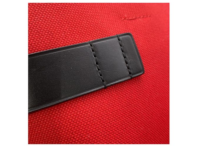 Borsa Tote Salvatore Ferragamo Nero Rosso - vista 8