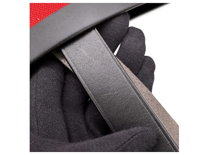 Borsa Tote Salvatore Ferragamo Nero Rosso - vista 9