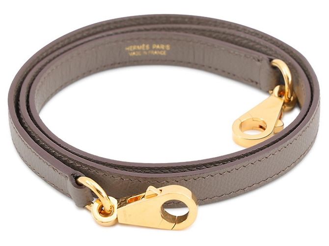 Hermès Borsa a tracolla Hermes Bolide 27 in Etain Grigio - vista 17