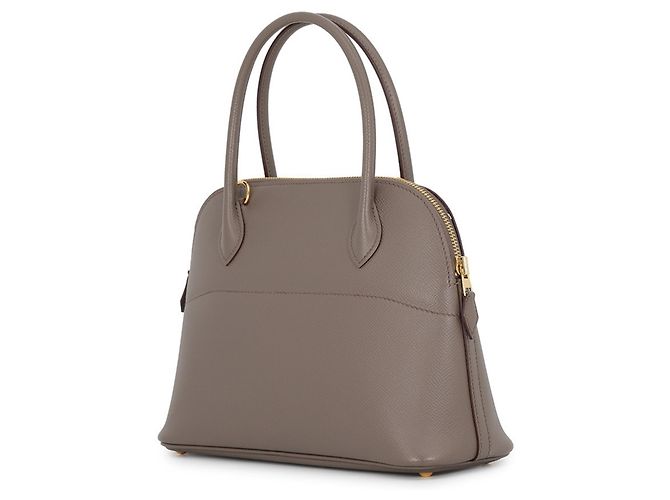 Hermès Borsa a tracolla Hermes Bolide 27 in Etain Grigio - vista 2