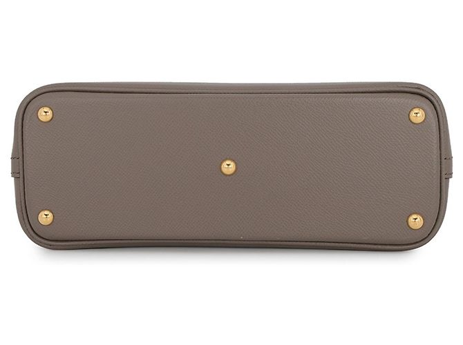 Hermès Borsa a tracolla Hermes Bolide 27 in Etain Grigio - vista 3