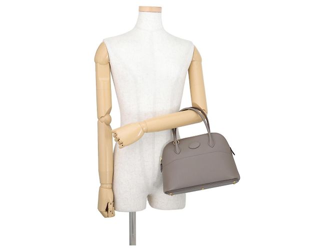 Hermès Borsa a tracolla Hermes Bolide 27 in Etain Grigio - vista 4