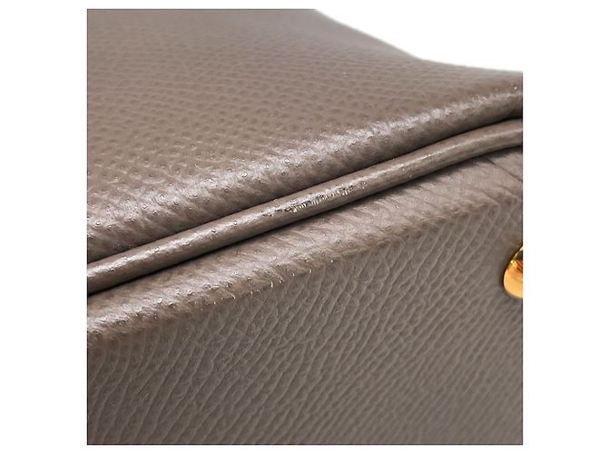 Hermès Borsa a tracolla Hermes Bolide 27 in Etain Grigio - vista 8