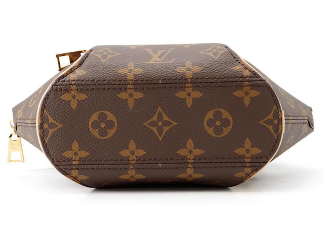 Borsa Louis Vuitton Monogram Ellipse PM Marrone - vista 3