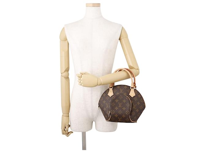 Borsa Louis Vuitton Monogram Ellipse PM Marrone - vista 4
