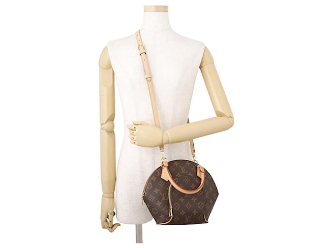 Borsa Louis Vuitton Monogram Ellipse PM Marrone - vista 5