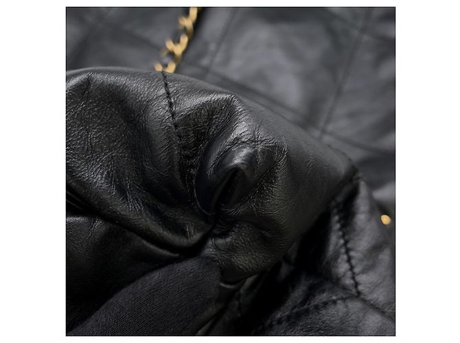 Chanel Black Leather Backpack - view 6