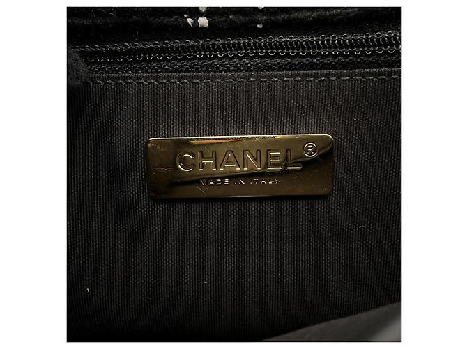 Timeless Borsa a Spalla con Catena Chanel CHANEL19 Nero Bianco - vista 14