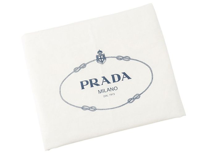 Prada Canvas Tote Bag 1BG356 ABG Schwarz Blau - Ansicht 13