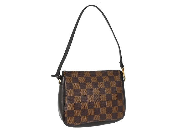 Necessaire Trucco Louis Vuitton Damier Marrone - vista 2