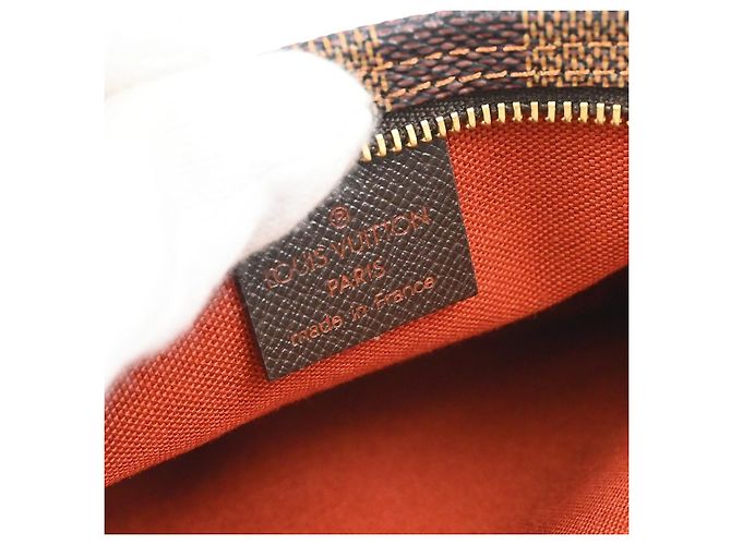 Necessaire Trucco Louis Vuitton Damier Marrone - vista 4