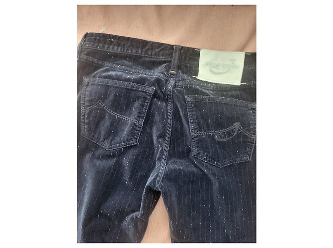Pantalones de pana azul marino Jacob Cohen Azul oscuro - vista 10
