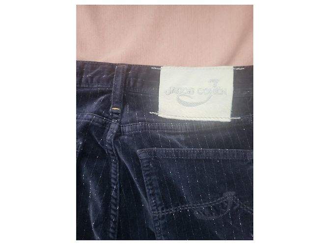 Pantalones de pana azul marino Jacob Cohen Azul oscuro - vista 11
