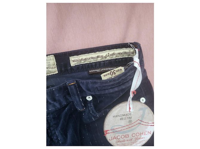 Pantalones de pana azul marino Jacob Cohen Azul oscuro - vista 8