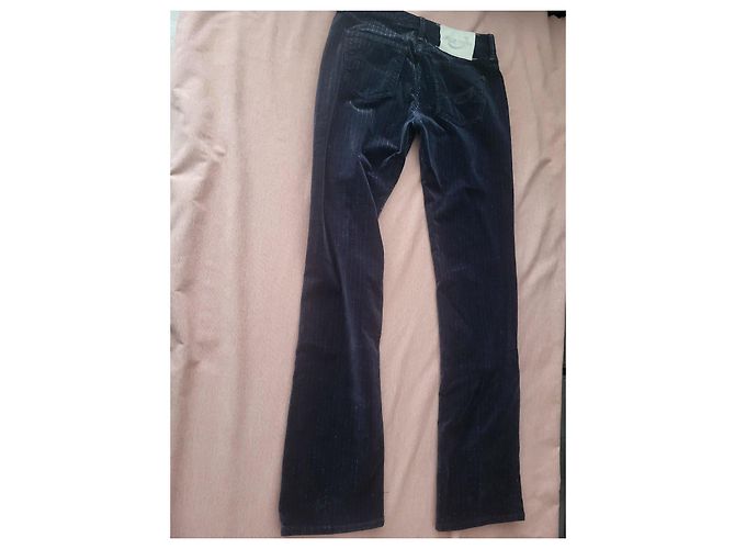 Pantalones de pana azul marino Jacob Cohen Azul oscuro - vista 9