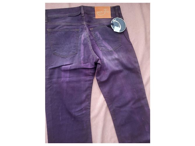 Jeans viola Jacob Cohen Porpora - vista 5
